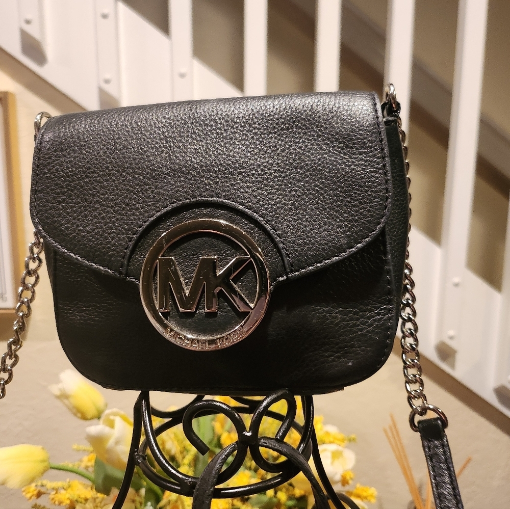 Michael Kors mini Fulton leather bag